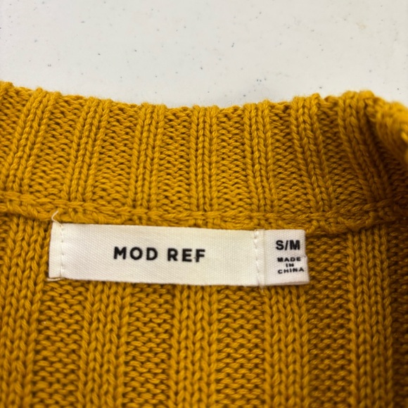 Mod Ref Goldenrod Ribbed Sweater - Picture 3 of 6